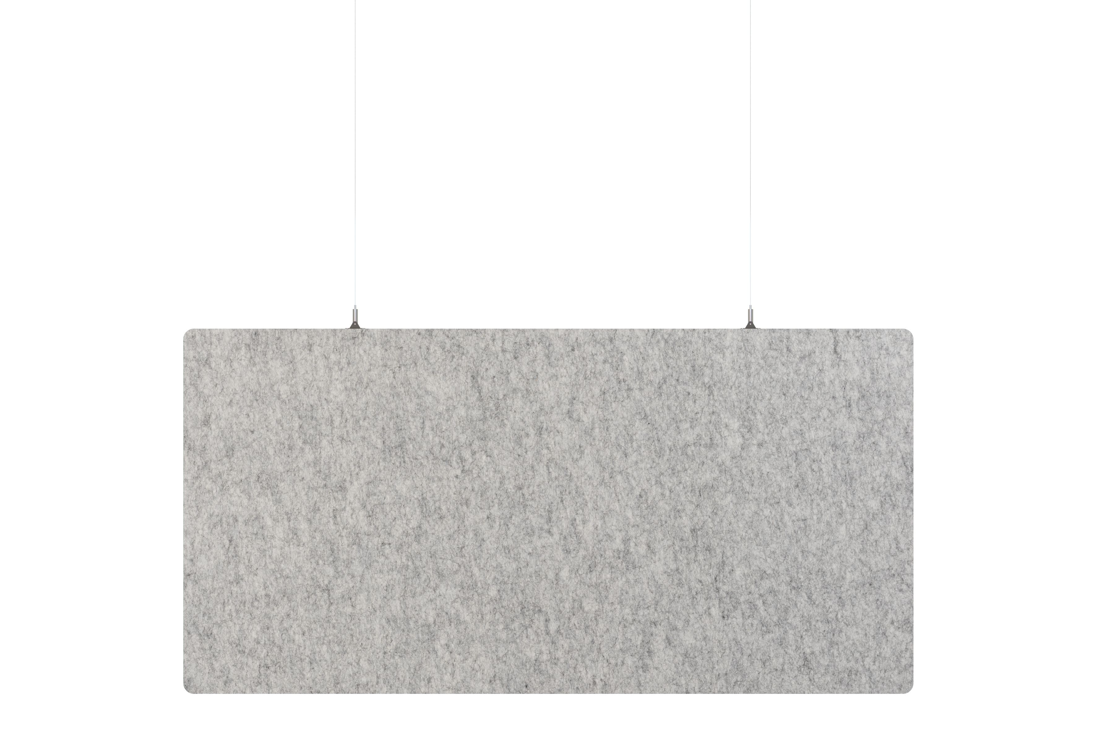 Akoestisch PET-vilt rechthoekig plafondpaneel, lichtgrijs - 60x120 cm Akoestisch PET-vilt rechthoekig plafondpaneel, lichtgrijs - 60x120 cm