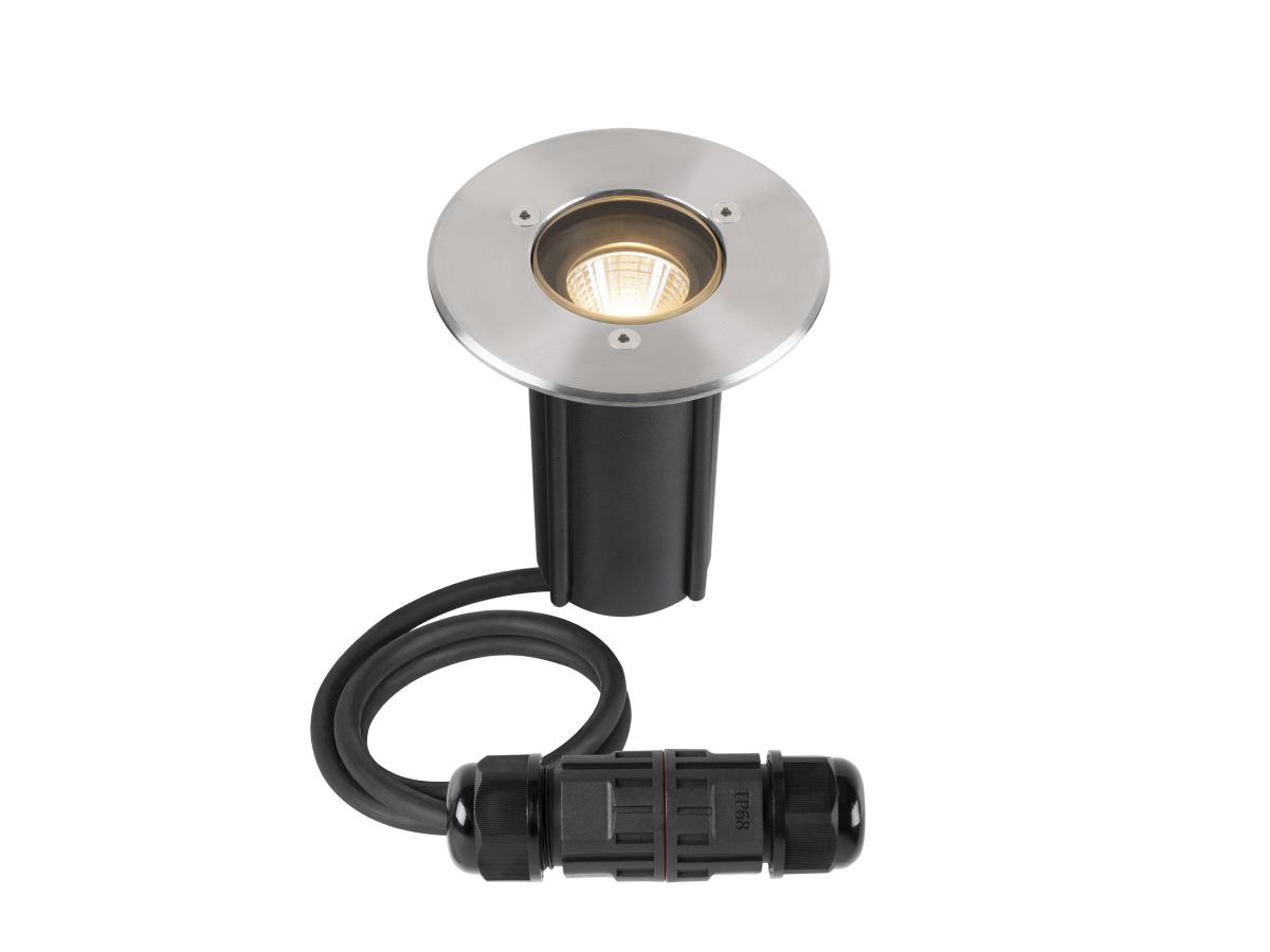 spotlight, inbouwlamp, led, grijs, kabel