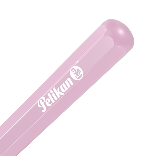 pelikan, pen, pink, glide, plastic