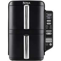 Ninja SL300EU Airfryer | Dubbele Mand | 7,6 Liter | Vrijstaand | 1750 Watt | Zwart