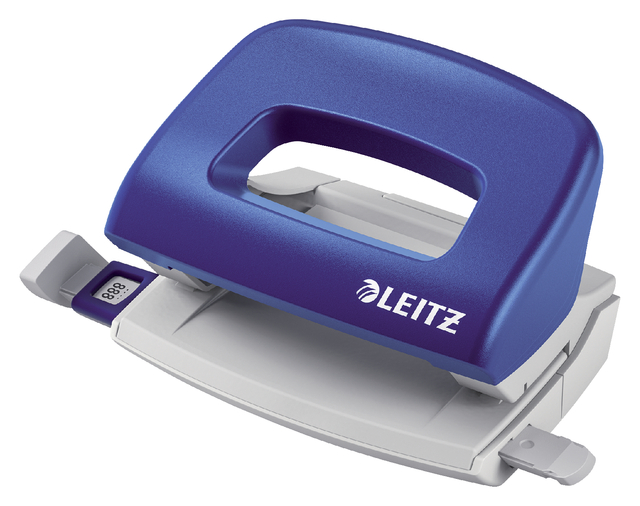 Perforator Leitz NeXXt mobiele 10 vel blauw Perforator Leitz NeXXt mobiele 10 vel blauw