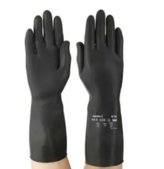 Handschoenen Ansell AlphaTec 87-118 Zwart pak 12 paar