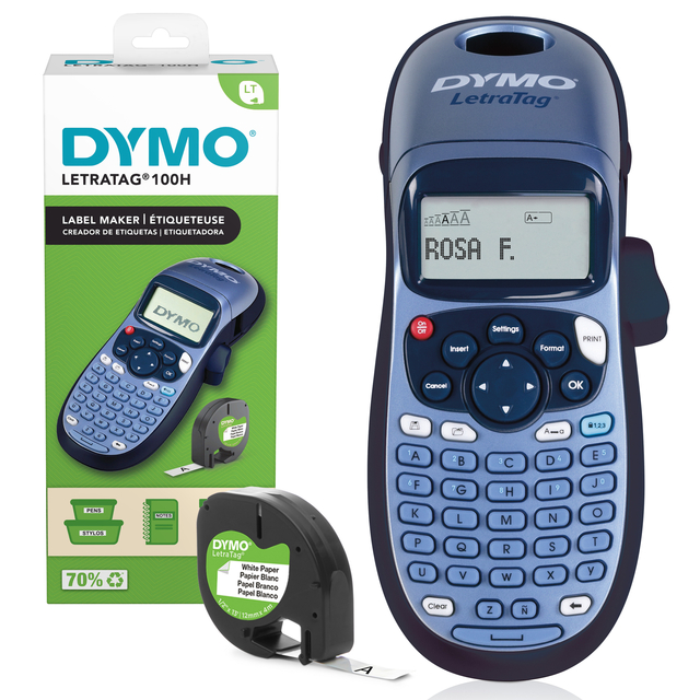 label maker, labeller, handheld printer, tape cassette, portable labeler