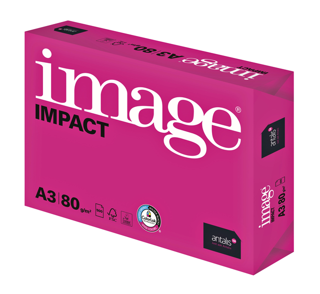 Kopieerpapier Image Impact A3 80gr wit 500 vel Kopieerpapier Image Impact A3 80gr wit 500 vel