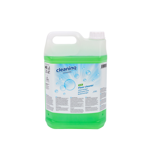 vloerreiniger, groene vloeistof, emmer verpakking, spray fles, reinigingsproduct