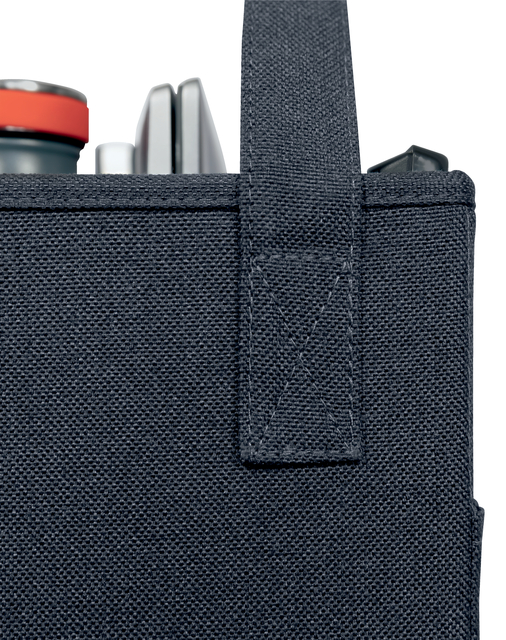 tas, kantoor, canvas, blauw, koordentas