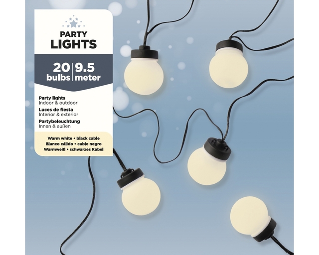 string lights, outdoor lights, bulbs, warm white, cable lights