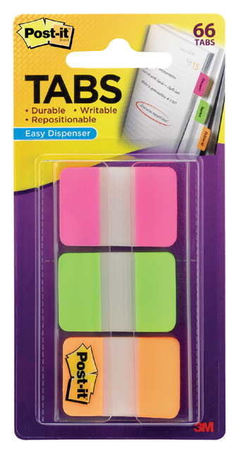 Indextabs Post-it 686PGO 25x38mm strong assorti 66 tabs Indextabs Post-it 686PGO 25x38mm strong assorti 66 tabs
