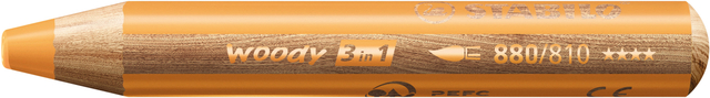 Kleurpotloden STABILO 880 woody 3 in 1 multitalent goud Kleurpotloden STABILO 880 woody 3 in 1 multitalent goud