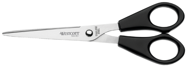 Kantoorschaar Westcott 155mm met kunststof grip rvs Kantoorschaar Westcott 155mm met kunststof grip rvs