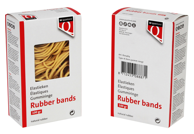 Elastiek Quantore 16 60x1,5x1mm 100gram