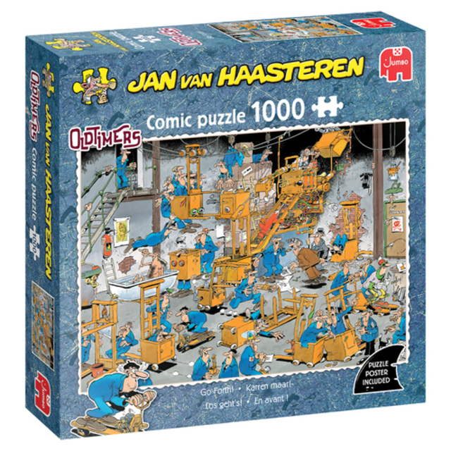 Puzzel JvH Oldtimer Karren maar! 1000st Puzzel JvH Oldtimer Karren maar! 1000st