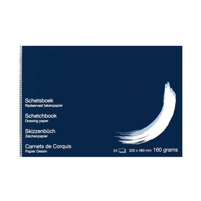 Schetsboek Papyrus 320x480mm 160gr 24 vel Schetsboek Papyrus 320x480mm 160gr 24 vel