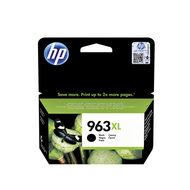 Inktcartridge HP 3JA30AE 963XL zwart Inktcartridge HP 3JA30AE 963XL zwart