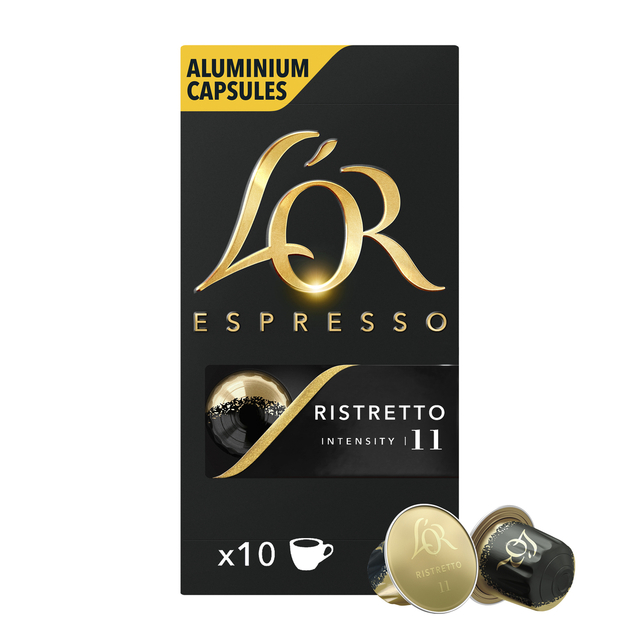 Koffiecups L'Or espresso Ristretto 10 stuks Koffiecups L'Or espresso Ristretto 10 stuks