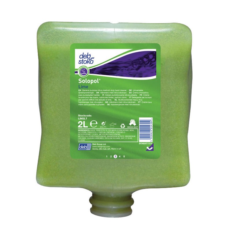 Deb Stoko Solopol Lime flacon doos 4x2 liter