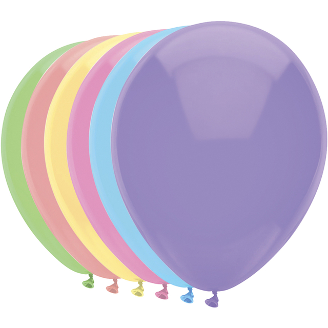 ballon, ballonnen, feestdecoratie, ballonset, pastelkleuren