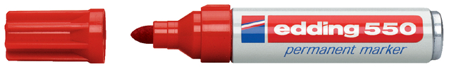 Viltstift edding 550 rond 3-4mm rood Viltstift edding 550 rond 3-4mm rood