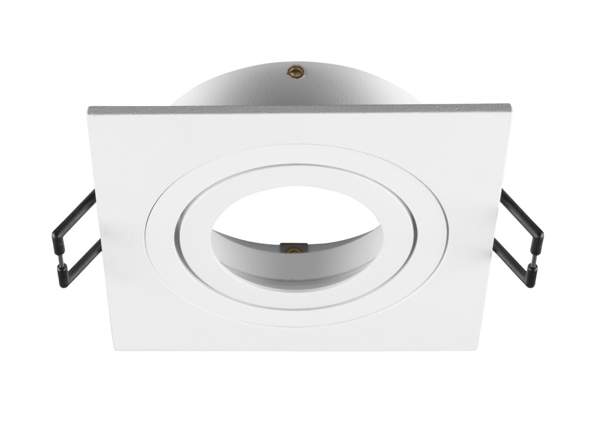 inbouwspot, downlight, alu, witte, kokerfitting