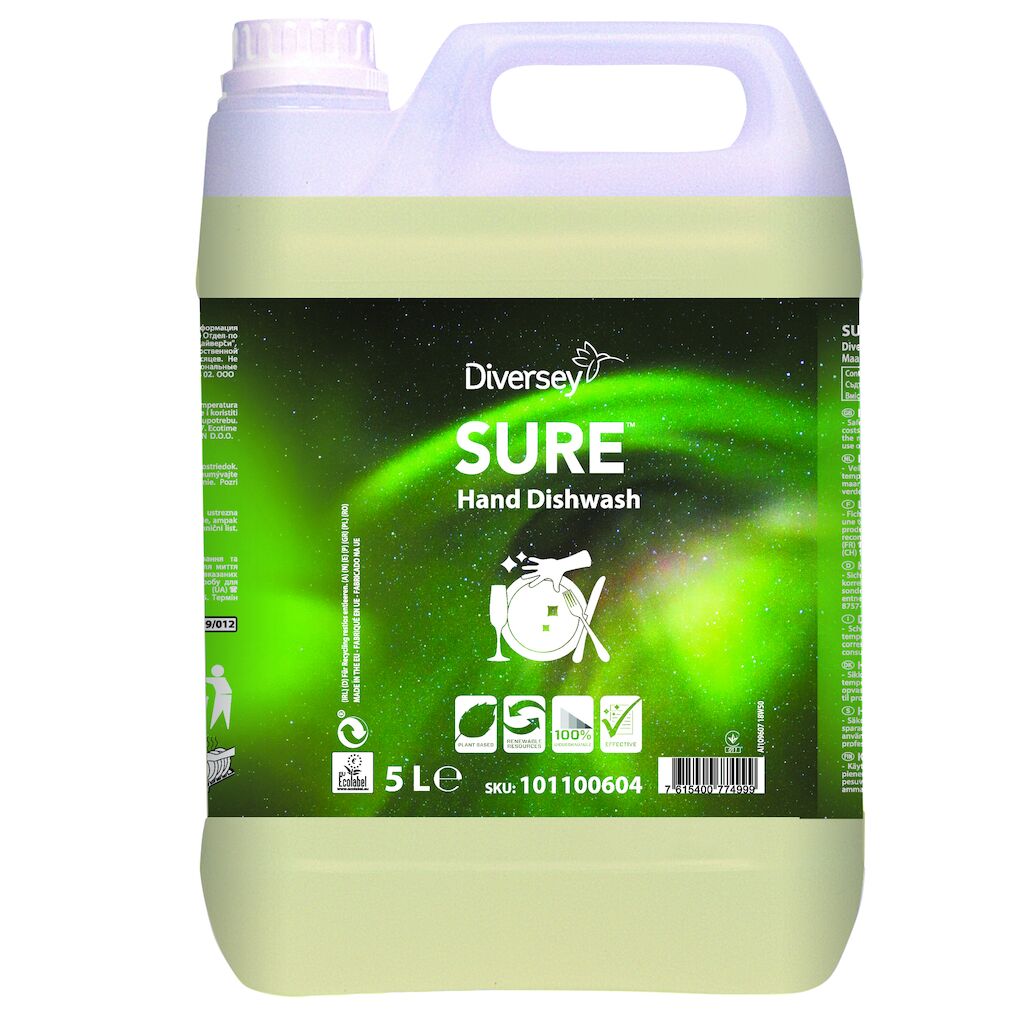 SURE Afwasmiddel en ontvetter W1779 doos 2x5ltr