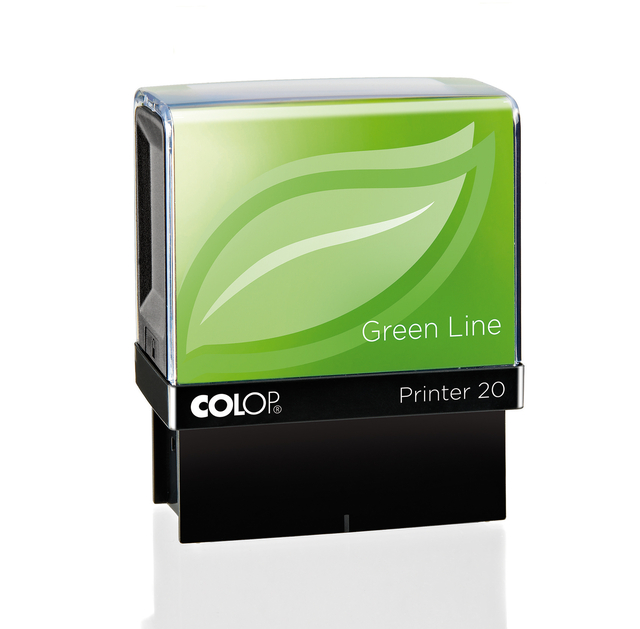 Tekststempel Colop Printer 20 Green Line personaliseerbaar Tekststempel Colop Printer 20 Green Line personaliseerbaar