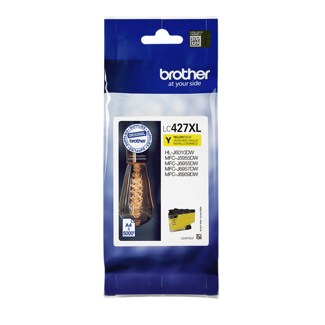 Inktcartridge Brother LC-427XLY geel Inktcartridge Brother LC-427XLY geel