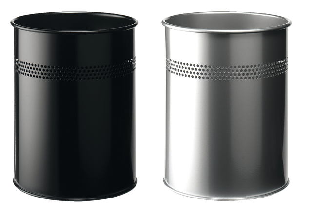 Papierbak Durable 3300-23 15 liter 30mm perforatie zilver
