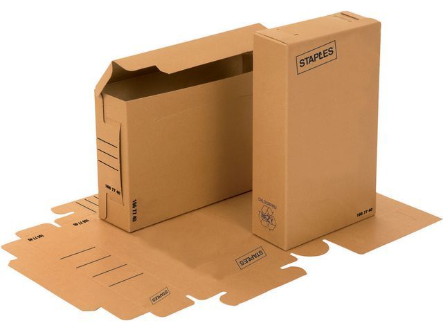 Staples Archiefdoos A4 zuurvrij pak 50 stuks