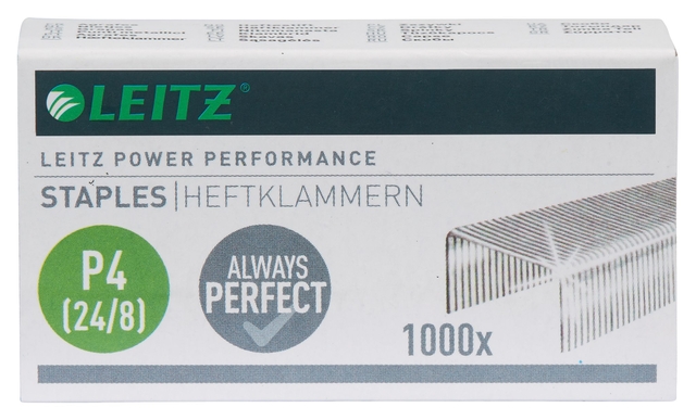Nieten Leitz 24/8 verzinkt 1000 stuks Nieten Leitz 24/8 verzinkt 1000 stuks
