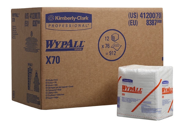 Kimberly Clark WypAll Poetsdoek X70 Wit doos 12x76st
