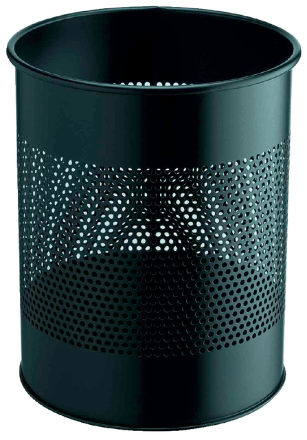 Papierbak Durable 3310-01 15 liter 165mm perforatie zwart Papierbak Durable 3310-01 15 liter 165mm perforatie zwart