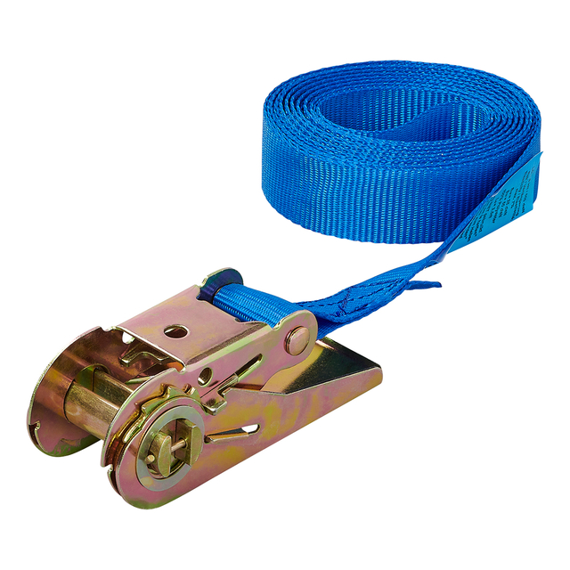Spanband ProPlus blauw met ratel 3,5m
