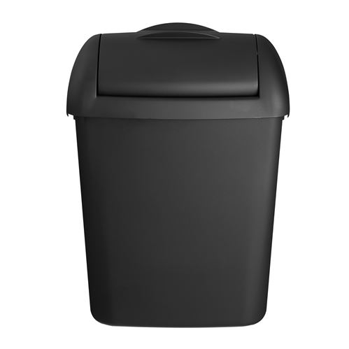 CMT Quartz Hygienebak Afvalbakje 8ltr Kunststof Zwart