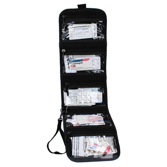 medicatiehouder, pouch, pill organizer, zak, reisetool