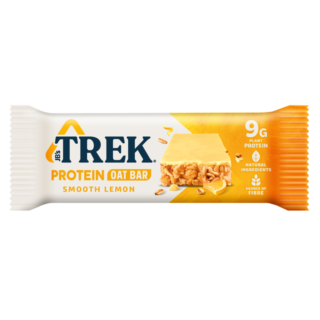 trek, proteinereep, haverreep, smooth lemon, plantaardige eiwit