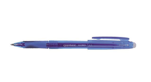 Gelschrijver Quantore erasable 0.7mm blauw Gelschrijver Quantore erasable 0.7mm blauw