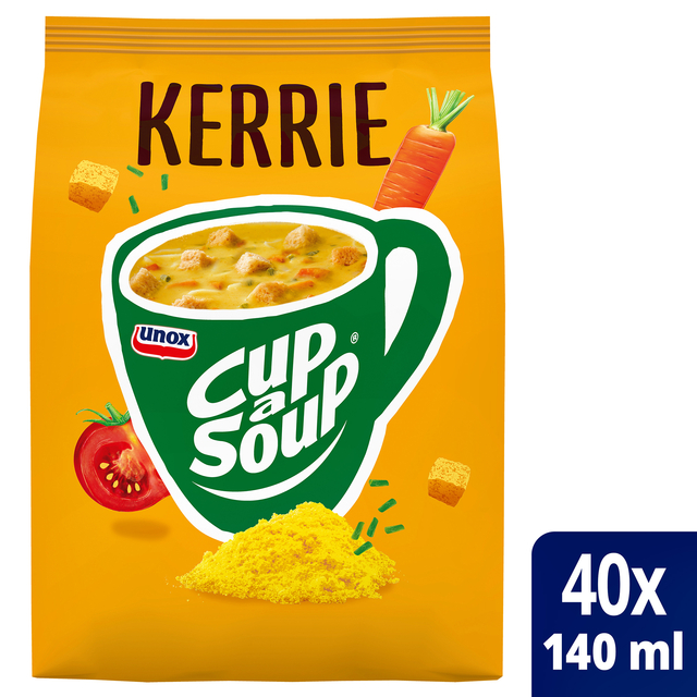 Cup-a-Soup Unox machinezak kerrie 140ml Cup-a-Soup Unox machinezak kerrie 140ml