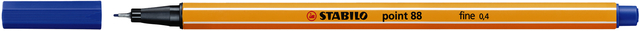 Fineliner STABILO point 88/41 fijn blauw Fineliner STABILO point 88/41 fijn blauw