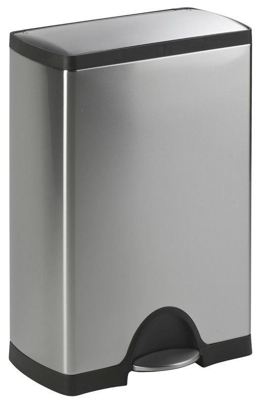 VepaBins Afvalbak 50l Simplehuman Rechthoekig Classic RVS