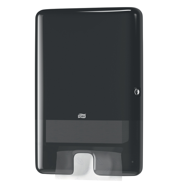 Handdoekdispenser Tork H2 Elevation Xpress zwart 552008 Handdoekdispenser Tork H2 Elevation Xpress zwart 552008