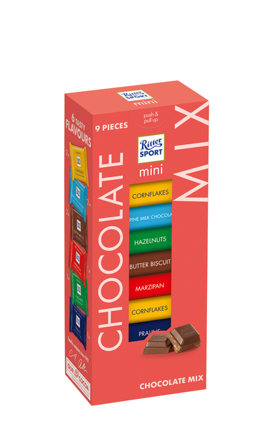 Chocolade Ritter Sport mini toren Chocolade Ritter Sport mini toren