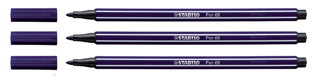 Viltstift STABILO Pen 68/22 medium Pruisisch blauw Viltstift STABILO Pen 68/22 medium Pruisisch blauw