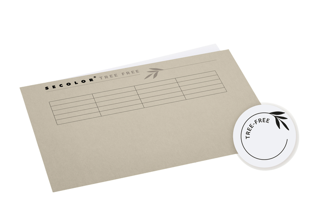 Vouwmap Djois Tree-Free A4 gelijk 226gr beige Vouwmap Djois Tree-Free A4 gelijk 226gr beige