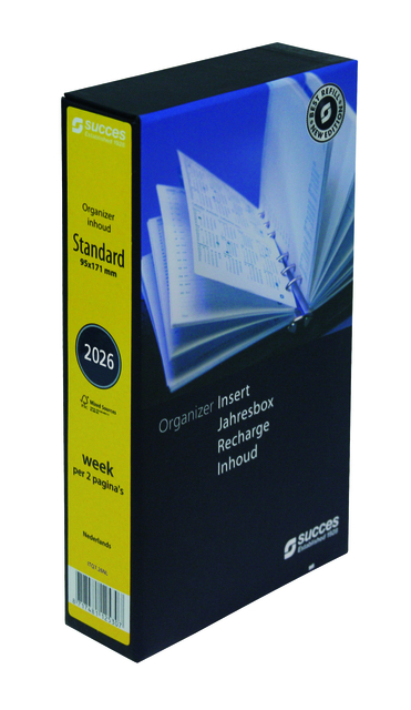 Agendavulling 2026 Succes Standard 7dagen/2pagina's Agendavulling 2026 Succes Standard 7dagen/2pagina's