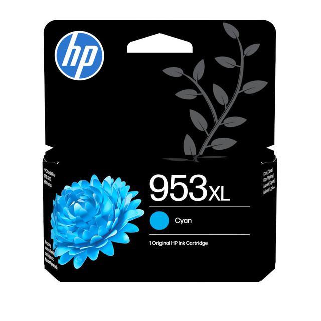 inktcartridge, cyan, HP, 953XL, originele cartridge