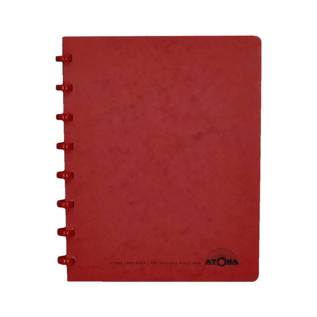 notebook, spiral-bound, red, cover, notebook