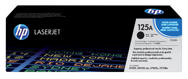 Tonercartridge HP CB540A 125A zwart Tonercartridge HP CB540A 125A zwart