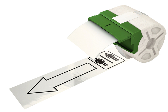 Etiket Leitz icon labelprint kunststof 88mmx10m wit Etiket Leitz icon labelprint kunststof 88mmx10m wit