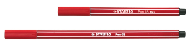 Viltstift STABILO Pen 68 Animal Vibes mini medium assorti 8 stuks