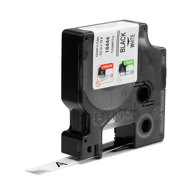 labelprinter, inkless, print tape, black/white, tag roll